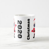 Kerstmis 2020 Santa Ugly Sweater Face Mask Koffiemok (Center)