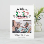 Kerstmis 2020 | Waar we gegraven werden Feestdagenkaart (Staand voorkant)