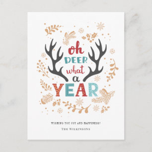 Kerstmis 2021 Oh Hert Wat Een Jaar Vaccin Jaar Feestdagenkaart