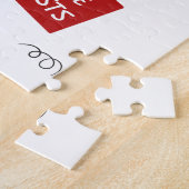 Kerstmis 2021 Pandemisch vaccin herdenkingsdag Legpuzzel (Zijkant)