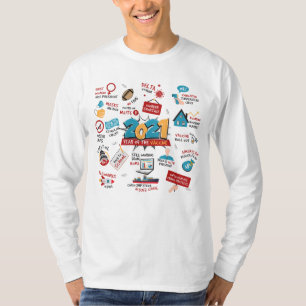 Kerstmis 2021 Pandemisch vaccin herdenkingsdag T-shirt