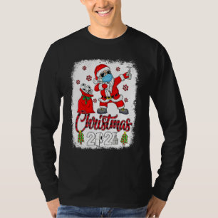 Kerstmis 2021 Santa Dabbing Face Mask Toilet Pape T-shirt