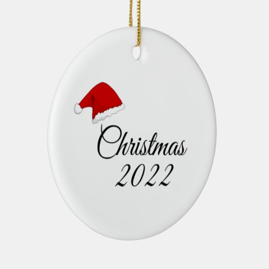 kerstmis 2022 keramisch ornament (Rechts)