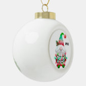 Kerstmis 2022 keramische bal ornament (Links)