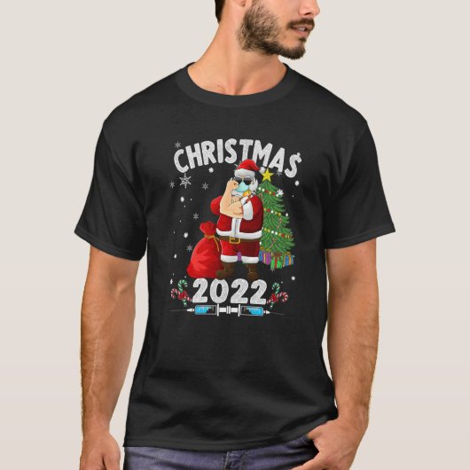 Kerstmis 2022 met kerstmis met kerstmis t-shirt (Voorkant)