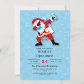 Kerstmis 2023 in Santa Claus Dabbing Kaart (Voorkant)