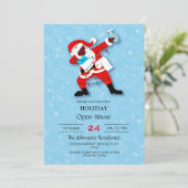 Kerstmis 2023 in Santa Claus Dabbing Kaart (Staand voorkant)