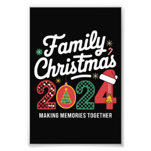 Kerstmis 2024 Familie Matchende Outfit Xmas Squad Foto Afdruk