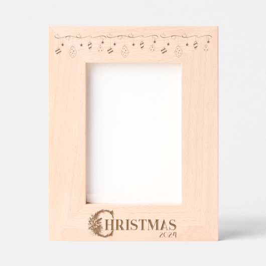 Kerstmis 2024 gegraveerde lijstjes (Voorkant)