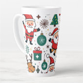 Kerstmis 2024 latte mok (Linkerhoek)