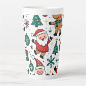 Kerstmis 2024 latte mok (Voorkant)