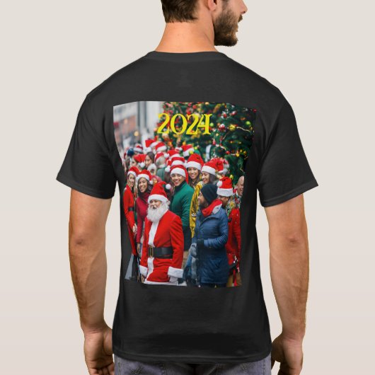 Kerstmis 2024 t-shirt (Achterkant)