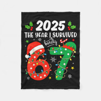 Kerstmis 2025 Het Jaar Dat Ik Na Barely Overleefde Fleece Deken