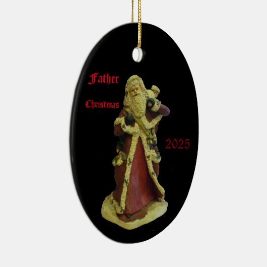 "KERSTMIS 2025" KERAMISCH ORNAMENT (Rechts)