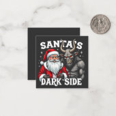 Kerstmis 2025, notitiekaartje (Voorkant / Achterkant in situ)