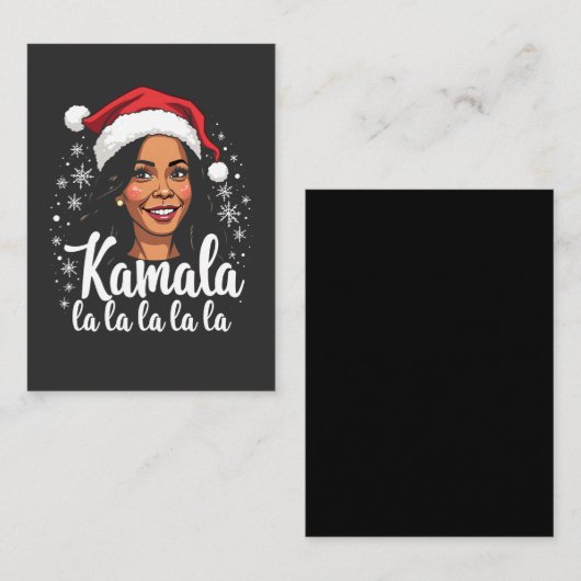 Kerstmis 2025, notitiekaartje (Voorkant / Achterkant)