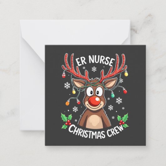Kerstmis 2025, notitiekaartje (Voorkant)