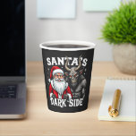 Kerstmis 2025, papieren bekers<br><div class="desc">: Santa en Krampus,  Dark Santa,  Kerstmis 2024,  Spooky Santa,  Krampus lovers,  Feestelijk plezier,  Santa's Dark Side,  Christmas humor,  Krampus graphic,  Spooky Christmas,  Santa Fun,  Christmas Design,  Santa en Krampus Duo</div>