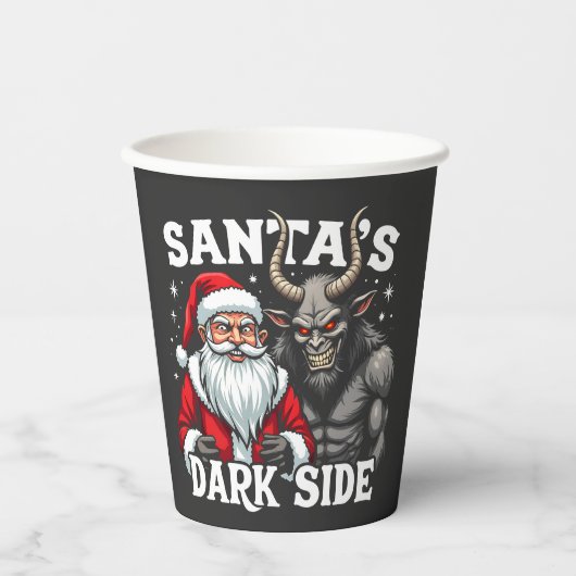 Kerstmis 2025, papieren bekers (Voorkant)