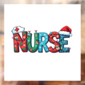 Kerstmis 2025, raamsticker (Vel 2)