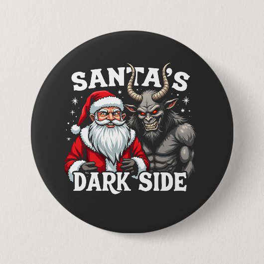 Kerstmis 2025, ronde button 7,6 cm (Voorkant)