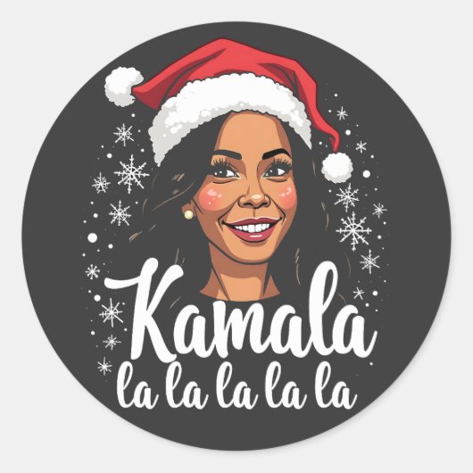 Kerstmis 2025, ronde sticker (Voorkant)