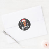 Kerstmis 2025, ronde sticker (Envelop)