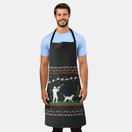 Kerstmis 2025, schort (Gedragen)