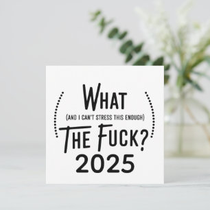 Kerstmis 2025 Wat en ik kan dit niet genoeg benadr Feestdagenkaart