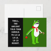 Kerstmis 2026 Grappige Feestdagen Briefkaart (Voorkant / Achterkant)