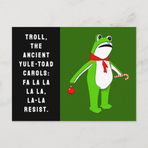 Kerstmis 2026 Grappige Feestdagen Briefkaart