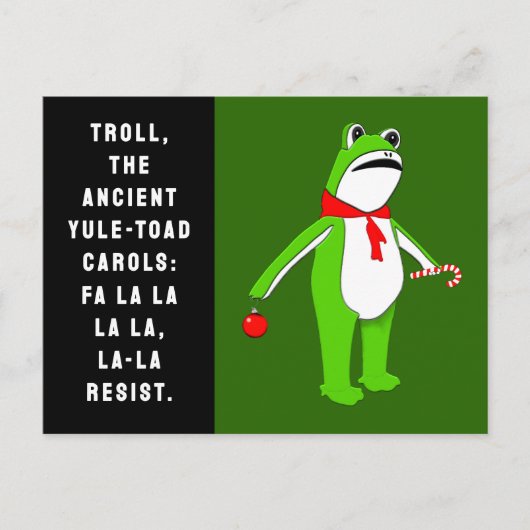 Kerstmis 2026 Grappige Feestdagen Briefkaart (Voorkant)