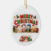 Kerstmis 2026 Keramische Kerstbal Keramisch Ornament (Rechts)