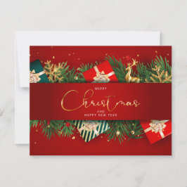 kerstmis 20 feestdagenkaart