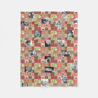 Kerstmis 20 fotocollage deken met leuke video's