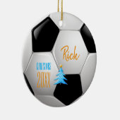 Kerstmis 20XX | Player-foto Keramisch Ornament (Rechts)