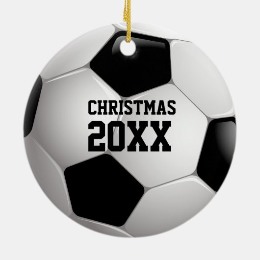 Kerstmis 20XX | sportgeschenken Keramisch Ornament (Achterkant)