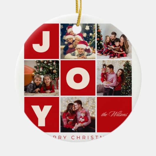 Kerstmis 21 keramisch ornament (Voorkant)