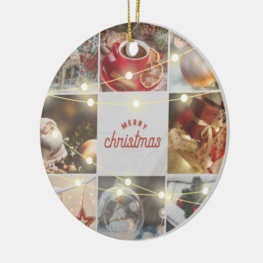 Kerstmis 22 keramisch ornament (Links)