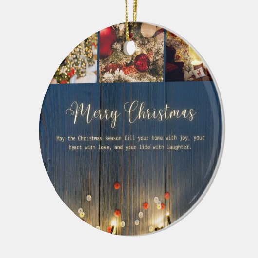 Kerstmis 24 keramisch ornament (Links)