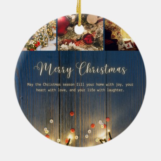 Kerstmis 24 keramisch ornament (Achterkant)