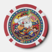 Kerstmis 24 Santa chip (Achterkant)