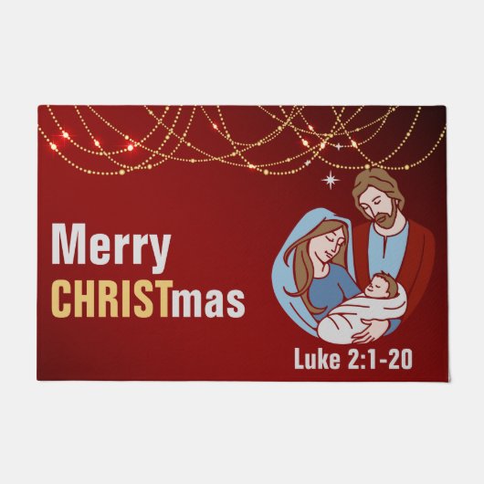 Kerstmis: 24 x 36-inch deurmat (Voorkant)