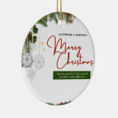 Kerstmis 25 keramisch ornament (Rechts)