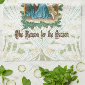 Kerstmis 2 - Jezus is de reden voor het seizoen Theedoek (Gevouwen)