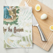 Kerstmis 2 - Jezus is de reden voor het seizoen Theedoek (Quarter Fold)