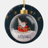 Kerstmis 2 keramisch ornament (Voorkant)