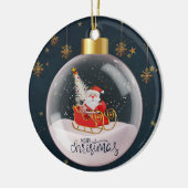 Kerstmis 2 keramisch ornament (Links)