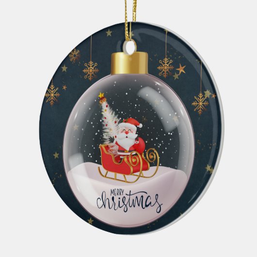 Kerstmis 2 keramisch ornament (Links)