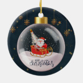Kerstmis 2 keramisch ornament (Achterkant)